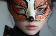 Quand le masque kitsune s’invite sur les catwalks japonais