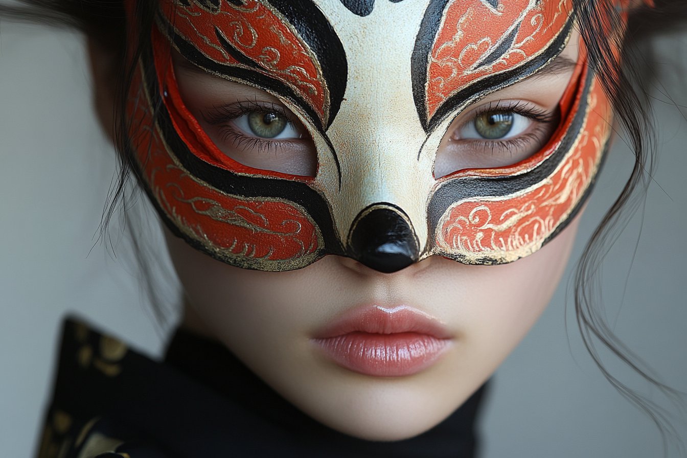 Quand le masque kitsune s’invite sur les catwalks japonais